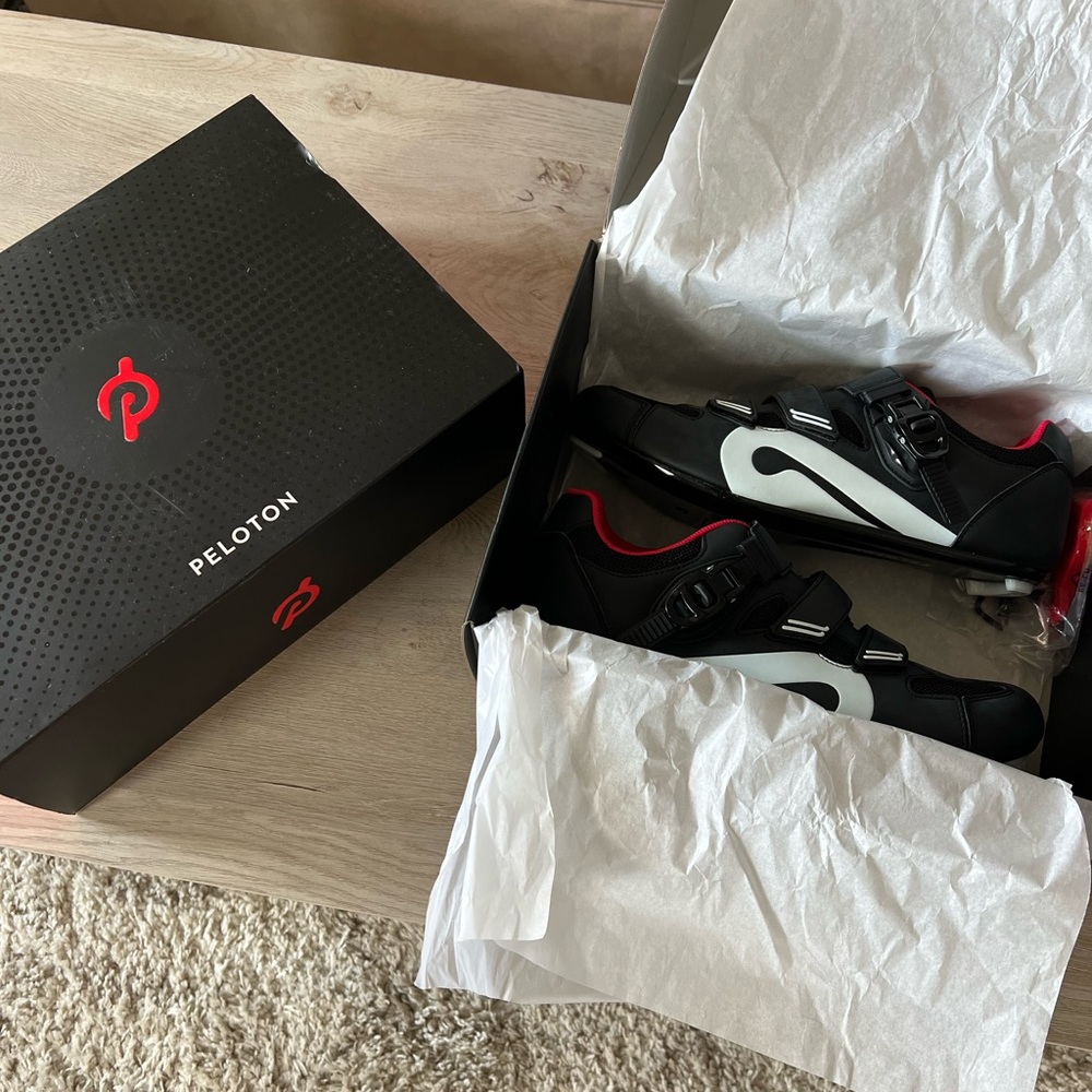 Brand new never been worn size 12 mens peloton shoes